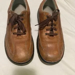 Dr Martens Brown Leather Lace Oxford Shoes  Men\'s Size US 10M Doc Dr. Martens Derby Brown Distressed Leather Lace up Mens  main image 4